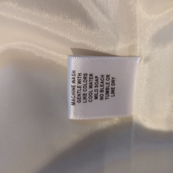 Debra DeRoo sz S Exquisite Ruffled Long Sleeve Taffeta Blazer w Shell Buttons - Picture 8 of 8